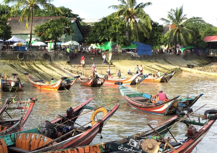 docked boats by Zaw Lin Htet - PBRC Photo Contest 