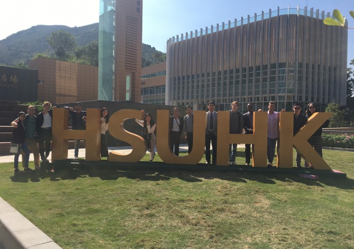 Soka students visit Hong Kong University to learn about business programs.