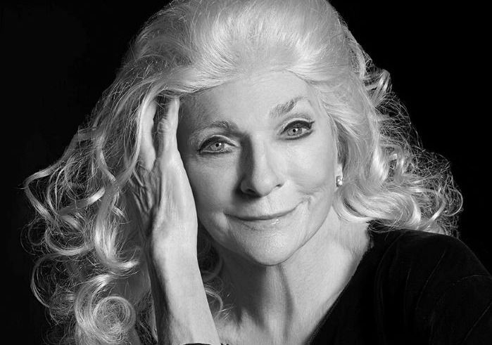 Black and white headshot of Judy Collins