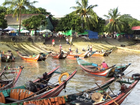 docked boats by Zaw Lin Htet - PBRC Photo Contest 