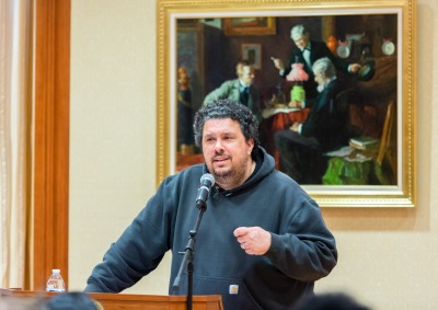 Image of Darin Ciccotelli speaking