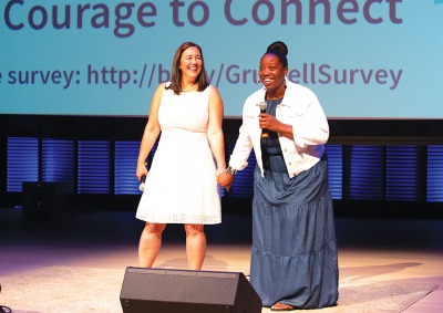 Erin Gruwell and Shanate Jones