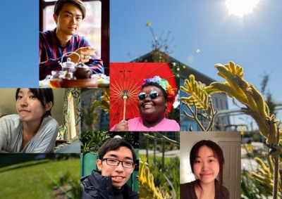 Collage showing student union leaders 