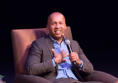 Bryan Stevenson on the PAC stage