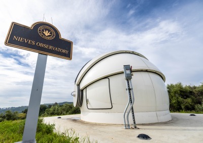 Exterior photo of Nieves Observatory on SUA's Campus