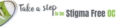 Green Converse tennis shoe Take A Step to be Stigma Free OC