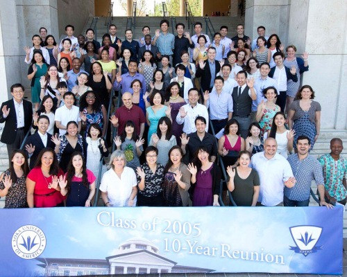 Group shot of Class of 05's 10th reunion