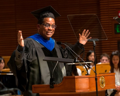 Herbie Hancock gives commencement address