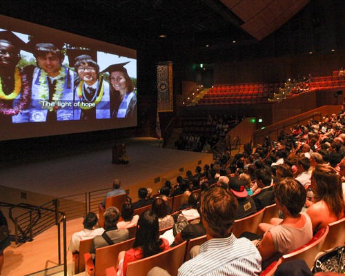 Crowd in PAC listens to Light of Hope debut