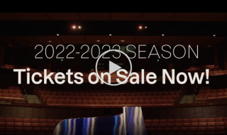 Screenshot of video player featuring Soka Performing Arts Center